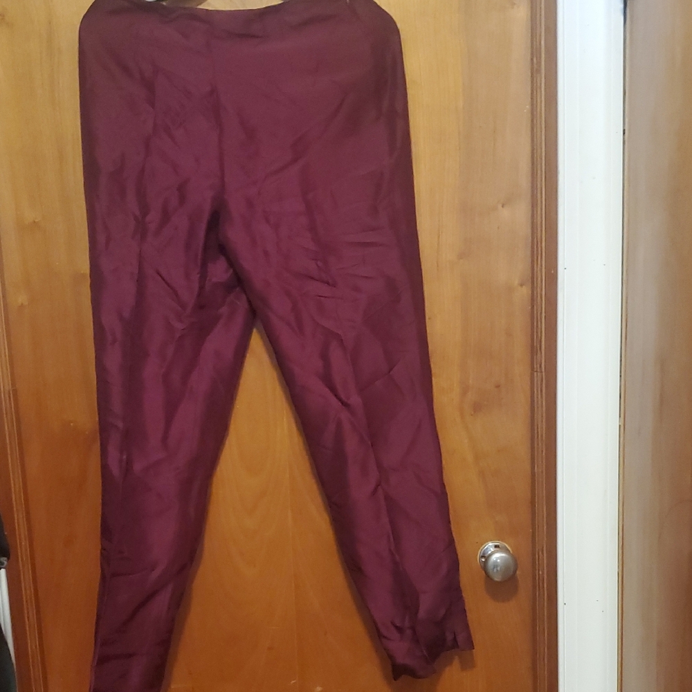 Chic Burgundy Pants